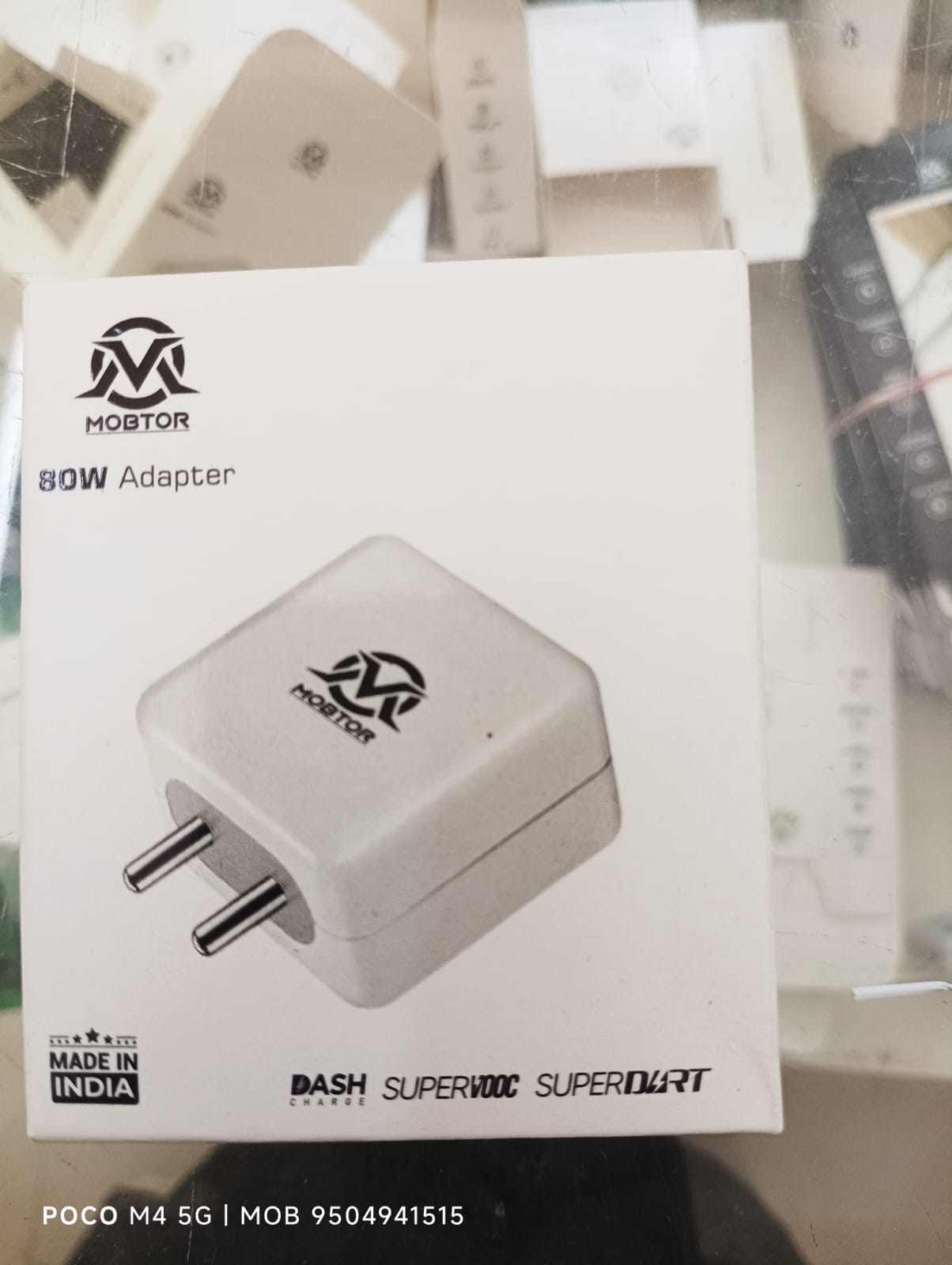 Mobtor 80W Fast Charging Adapter – Dash, SuperVOOC & SuperDart