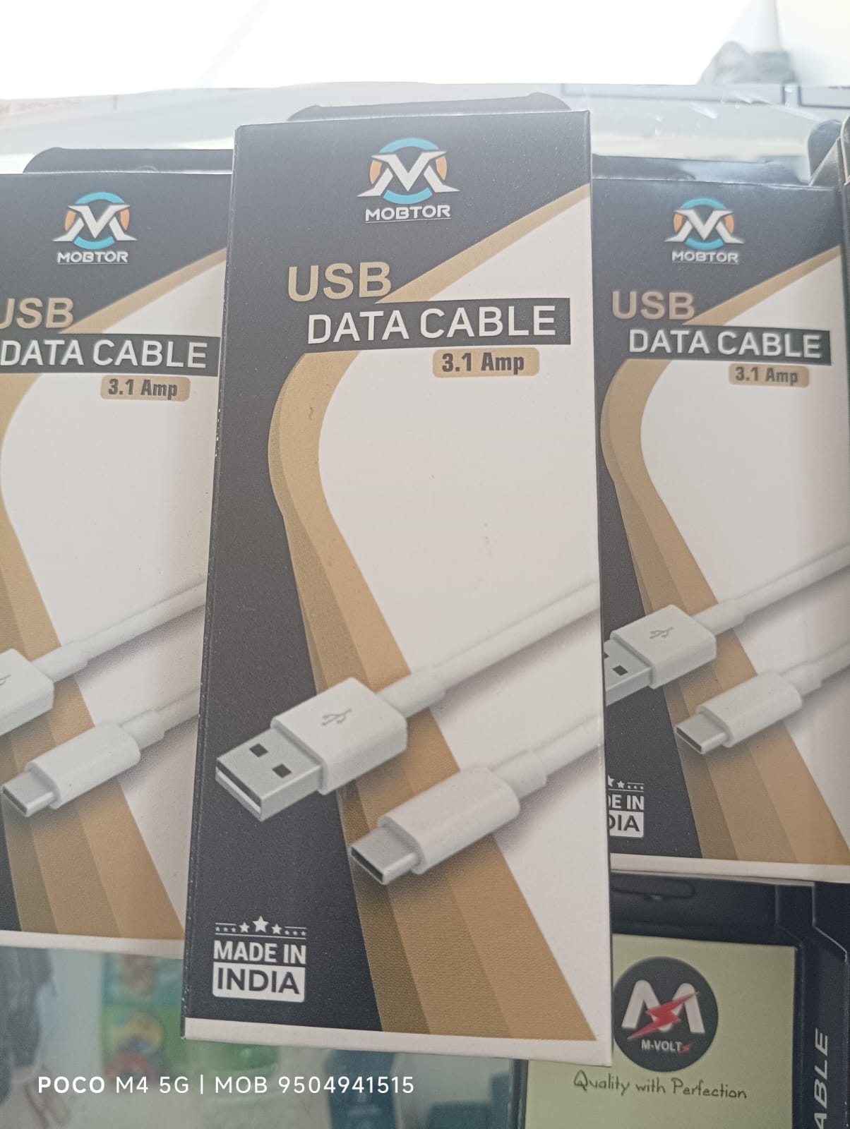 MOBTOR USB Data Cable Type-C 3.1 Amp